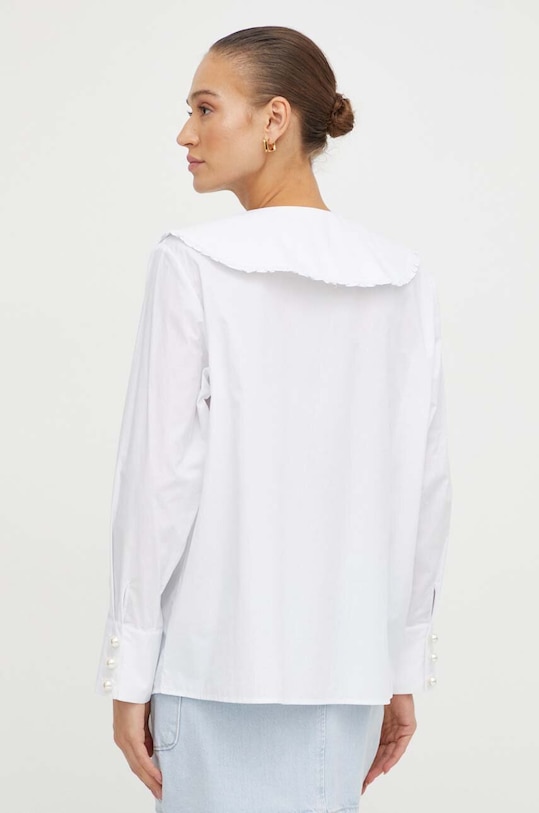 Одежда Хлопковая рубашка Custommade 999369212 белый