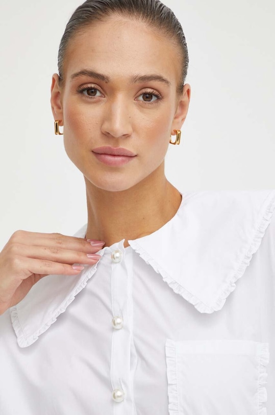 Хлопковая рубашка Custommade белый 999369212