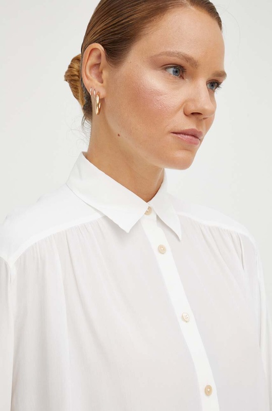 PS Paul Smith camasa din amestec de matase bej W2R.333B.L30847