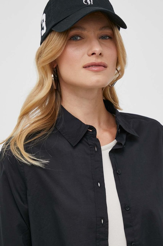 United Colors of Benetton koszula bawełniana czarny 5CQY5QC13.100.