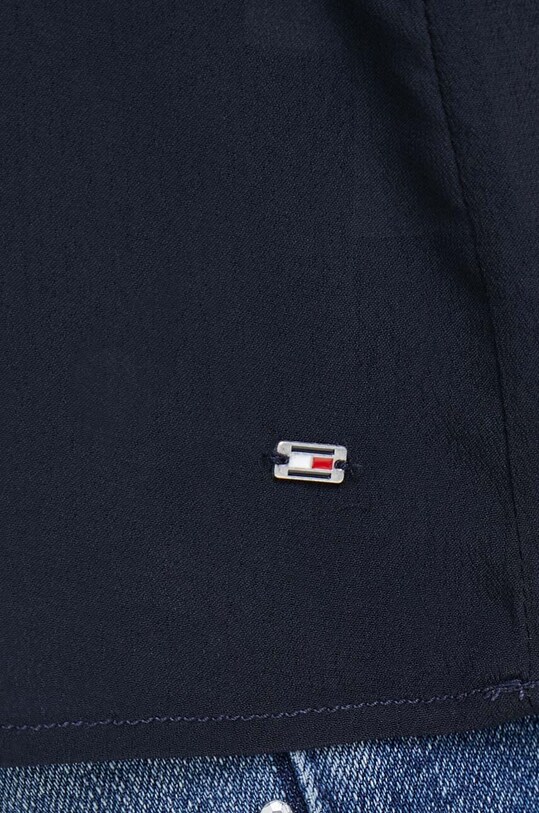 Μπλουζάκι Tommy Hilfiger WW0WW39665 σκούρο μπλε