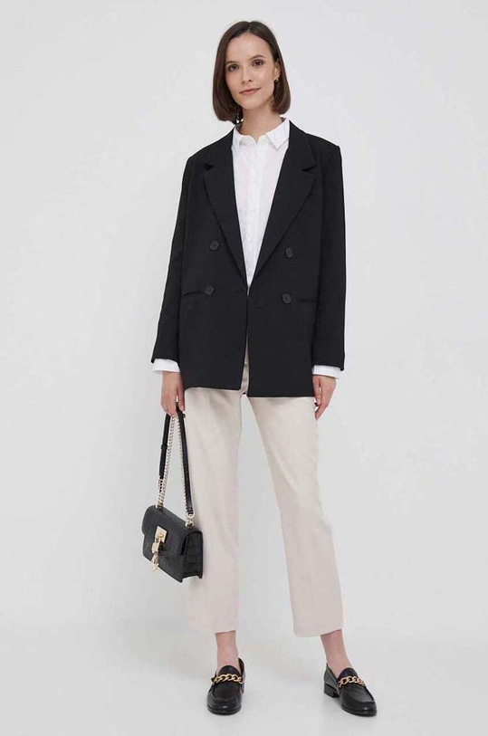 Бавовняна сорочка Tommy Hilfiger WW0WW39673 білий AW23