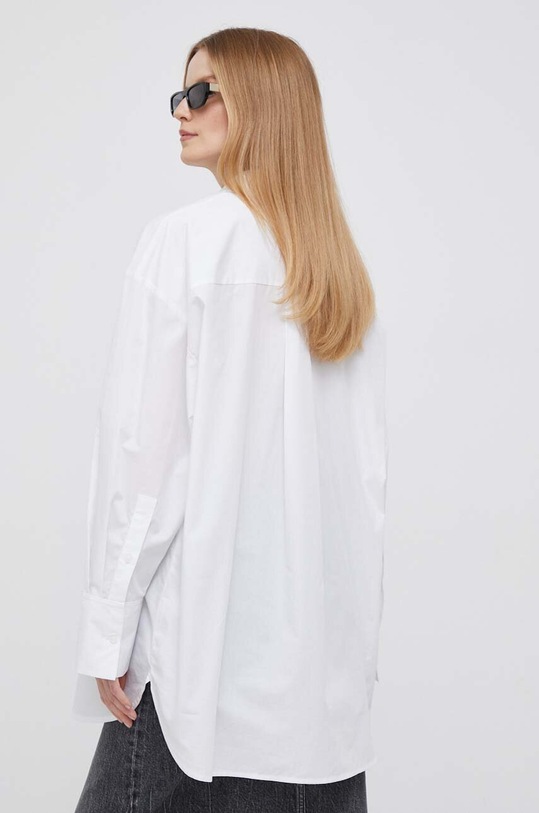 Îmbrăcăminte Tommy Hilfiger camasa din bumbac WW0WW39676 alb