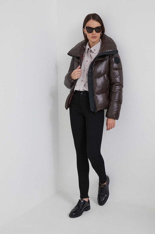 Tommy Hilfiger koszula bawełniana WW0WW40228 czerwony AW23