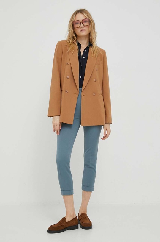 Риза Tommy Hilfiger WW0WW40359 тъмносин AW23