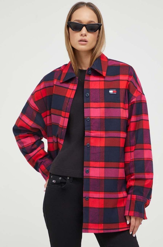 Tommy Jeans kurtka czerwony DW0DW16424
