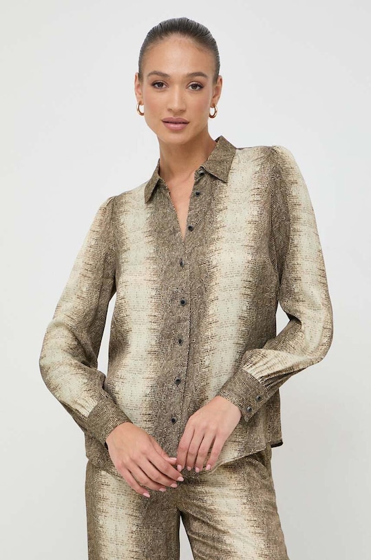 Twinset camasa cu modele verde 232TT2315