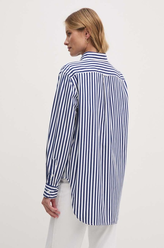 Odzież Polo Ralph Lauren koszula bawełniana 211891421 niebieski