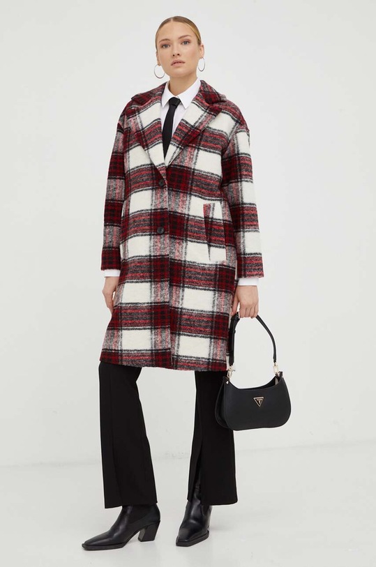 Karl Lagerfeld camasa din bumbac 236W1606 alb SS24