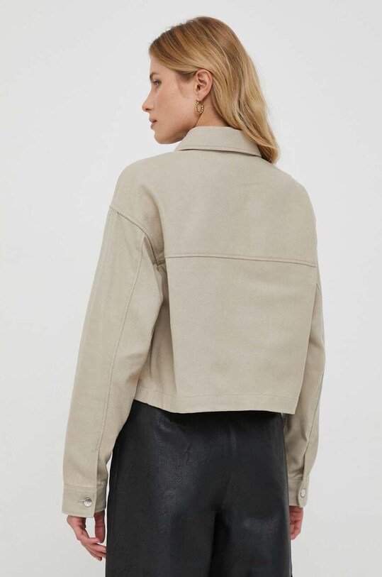 Odzież Calvin Klein Jeans koszula bawełniana J20J222338 beżowy