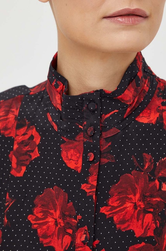 The Kooples koszula jedwabna FCCL27100K czarny