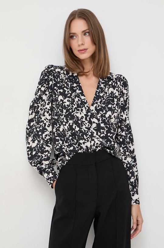 Morgan camasa lung negru CICOL.F.MULTICO