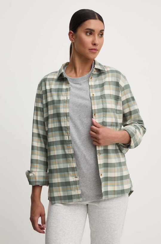 Сорочка Fjallraven Singi візерунок зелений F86988.614.113