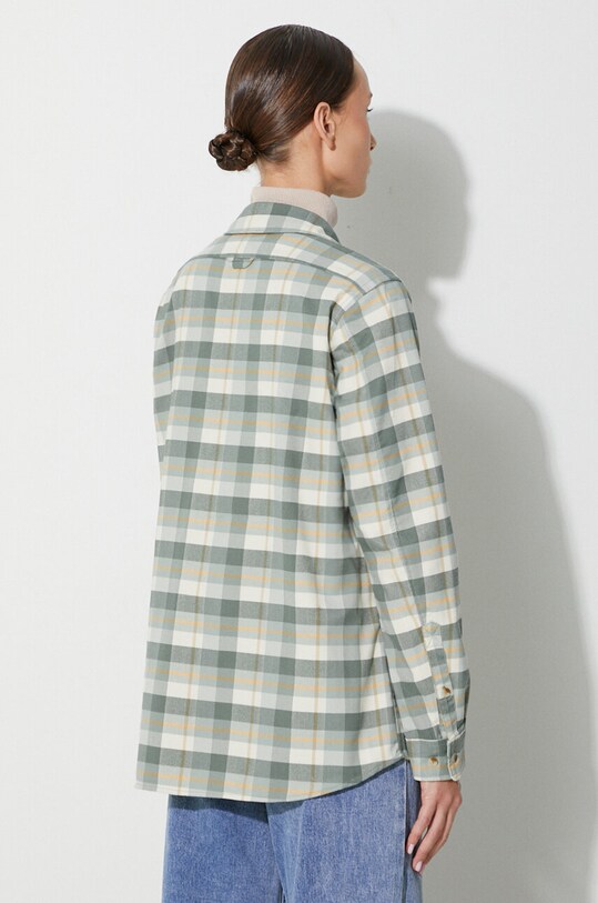 Ρούχα Πουκάμισο Fjallraven Singi F86988.614.113 πράσινο