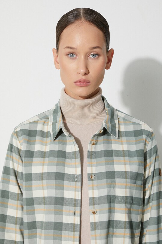 Πουκάμισο Fjallraven Singi F86988.614.113 πράσινο