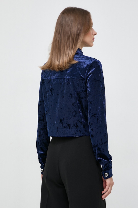 Odzież Guess koszula welurowa W4RP44.KBZO2 granatowy