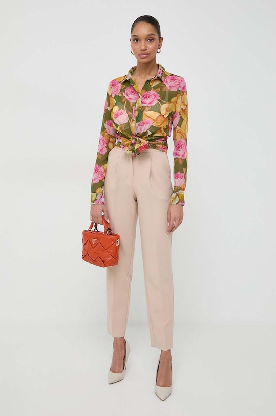 Guess koszula CLOUIS W4RH39.WDW52 zielony SS24