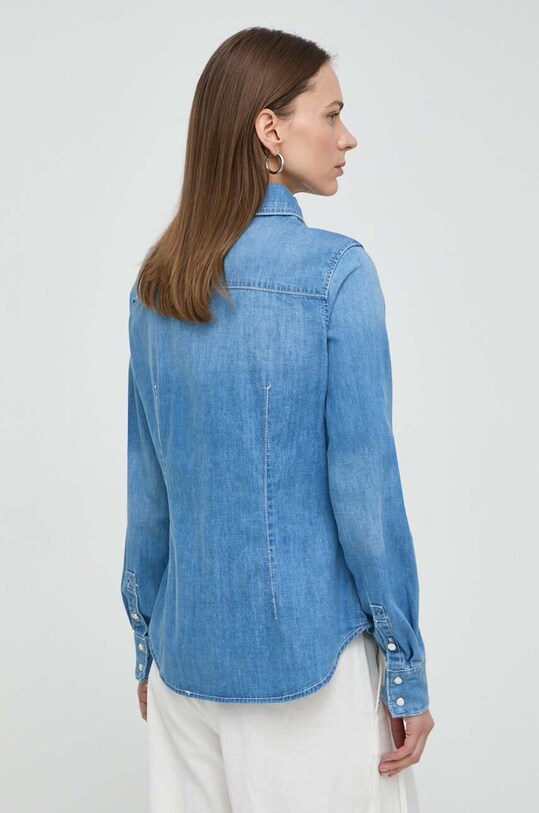 Odzież Guess koszula jeansowa EQUITY W4RH76.D59K2 niebieski