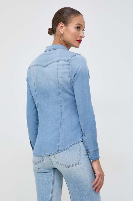 Abbigliamento Guess camicia W2GH75.D4NA1 blu