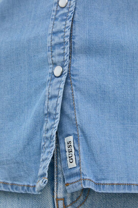 Guess camicia W2GH75.D4NA1 blu