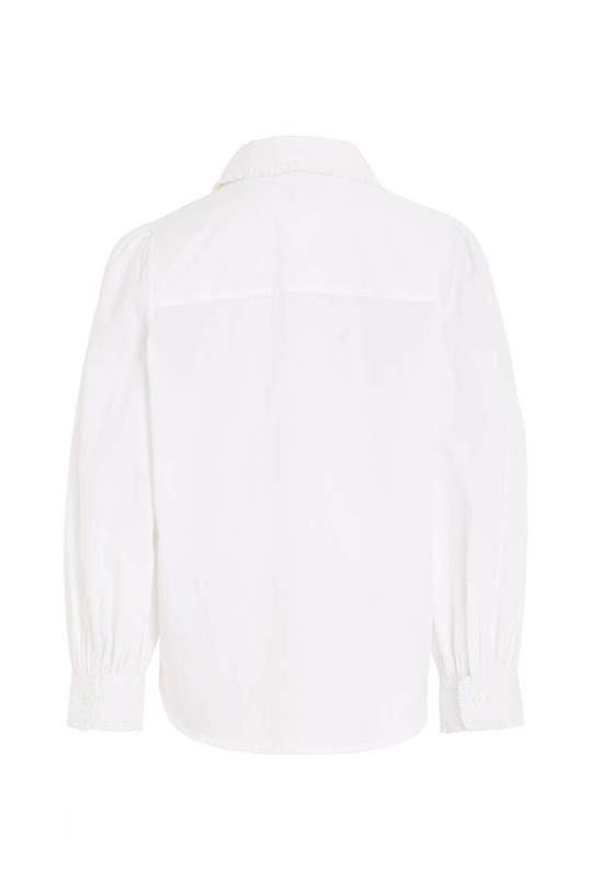 Dievča Detská bavlnená košeľa Tommy Hilfiger KG0KG07414.74.122.9BYX biela