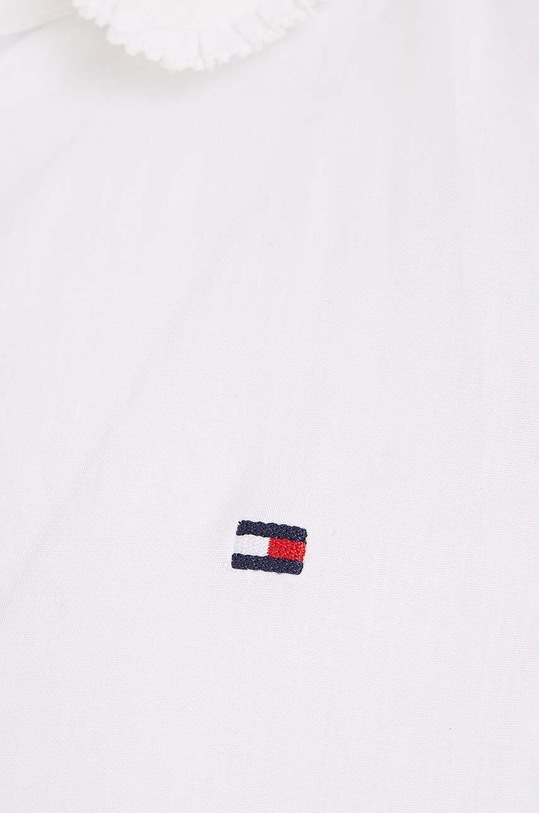 Detská bavlnená košeľa Tommy Hilfiger biela KG0KG07414.74.122.9BYX