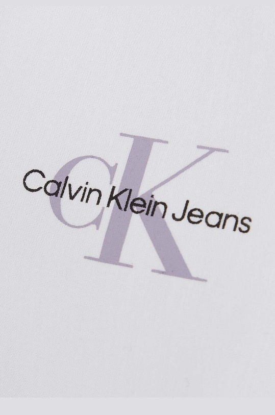 Детская хлопковая рубашка Calvin Klein Jeans белый IG0IG02119.9BYX