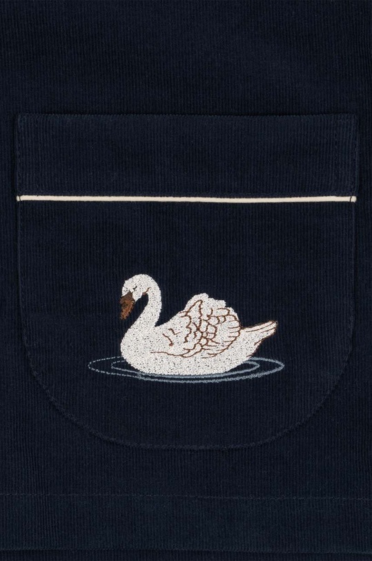 Dječja pamučna košulja Konges Sløjd KS6464 crna