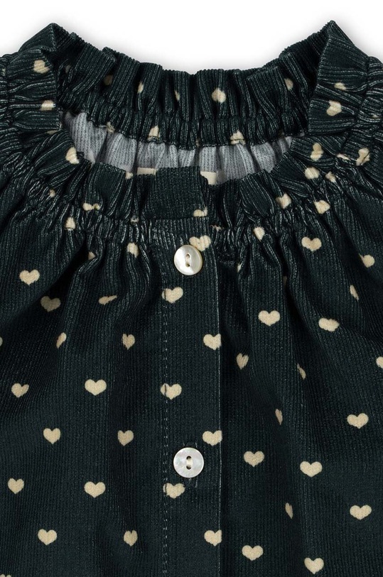 Fete Konges Sløjd camasa de bumbac pentru copii KS6467 bleumarin