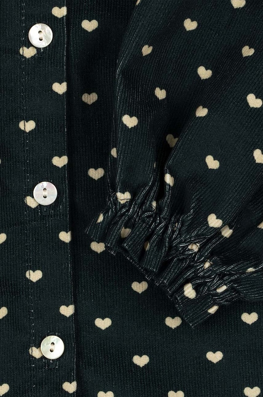 Konges Sløjd camasa de bumbac pentru copii bleumarin KS6467