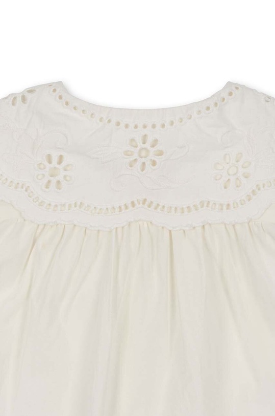 Detská bavlnená košeľa Konges Sløjd KS6473 biela