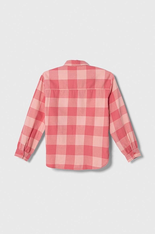 United Colors of Benetton camasa de bumbac pentru copii 5LQHCQ01V.G.SEASONAL roz AW23