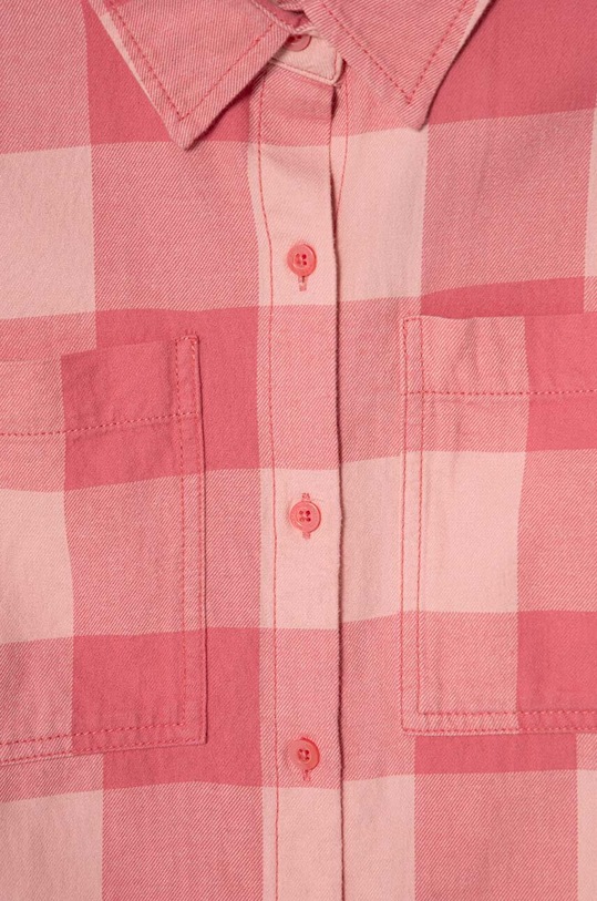 Fete United Colors of Benetton camasa de bumbac pentru copii 5LQHCQ01V.G.SEASONAL roz