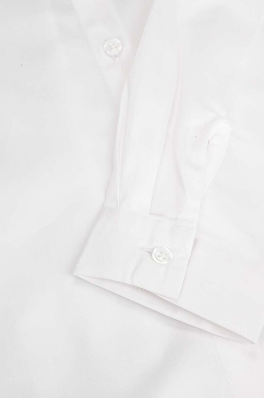 Detská bavlnená košeľa Coccodrillo ZC3140103BSG biela