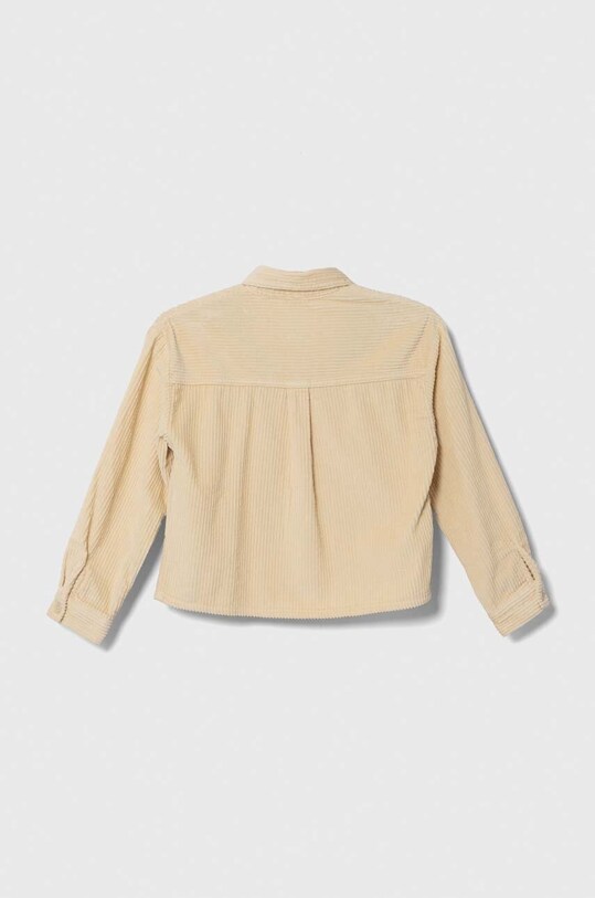 United Colors of Benetton koszula sztruksowa dziecięca 56E6CQ01T.G.SEASONAL beżowy AW23