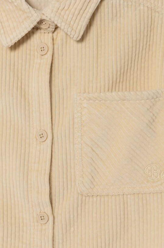 Dziewczynka United Colors of Benetton koszula sztruksowa dziecięca 56E6CQ01T.G.SEASONAL beżowy