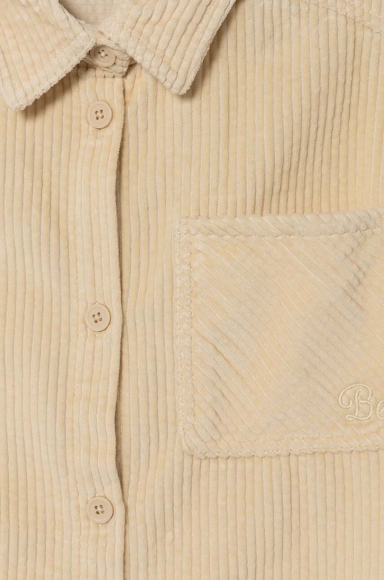 Dievča Detská Menčestrová košeľa United Colors of Benetton 56E6CQ01T.G.SEASONAL béžová