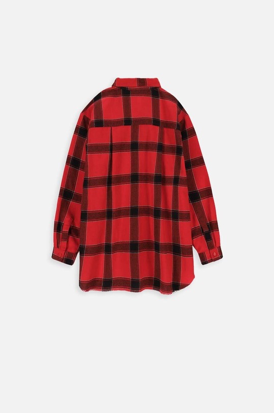 Fete Coccodrillo camasa de bumbac pentru copii ZC3140101GGJ rosu