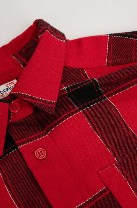 Coccodrillo camasa de bumbac pentru copii rosu ZC3140101GGJ