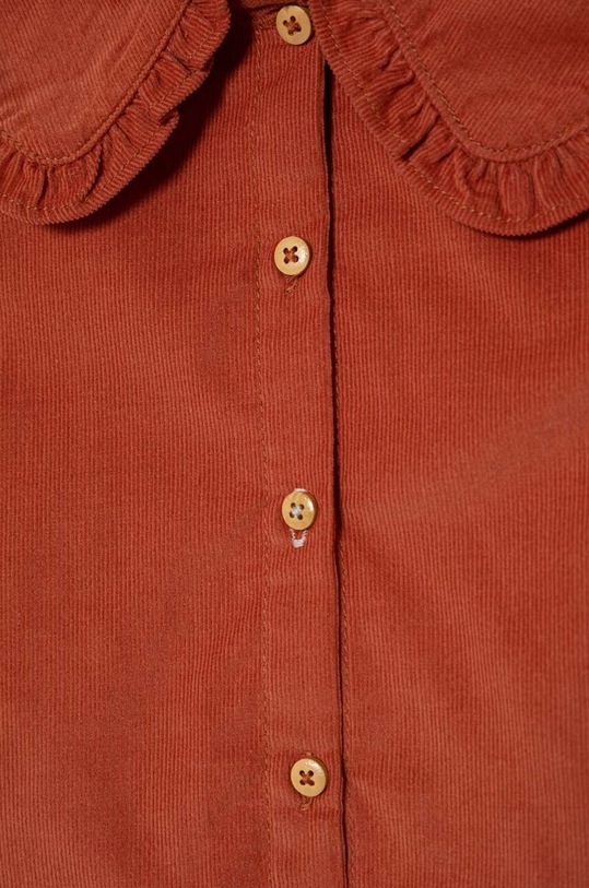 Dievča Detská bavlnená košeľa zippy 3105660003 oranžová