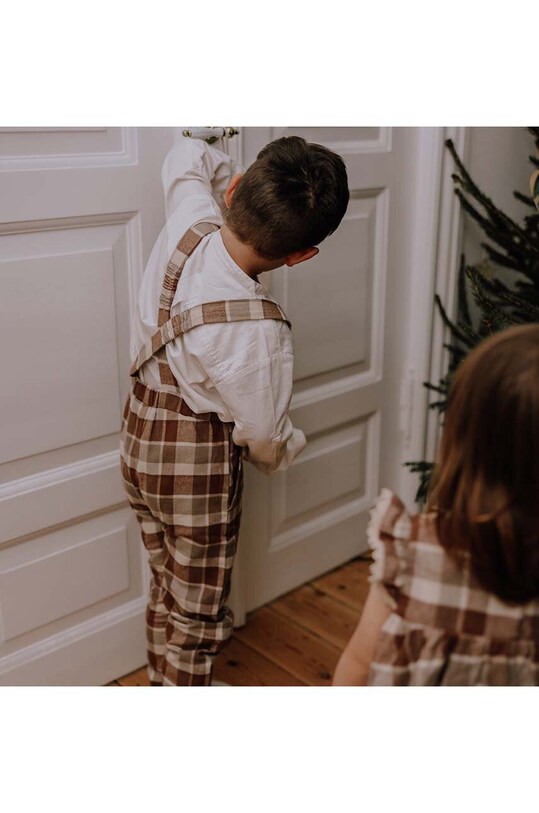 That's mine camasa de bumbac pentru copii Rafie alb 030961