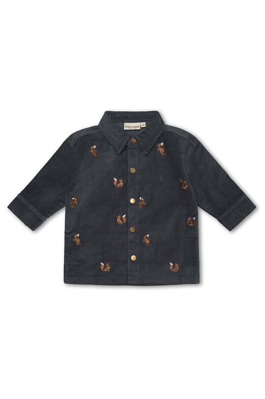 Detská bavlnená košeľa That's mine 023061 Dusti Shirt 023061 tmavomodrá AW23