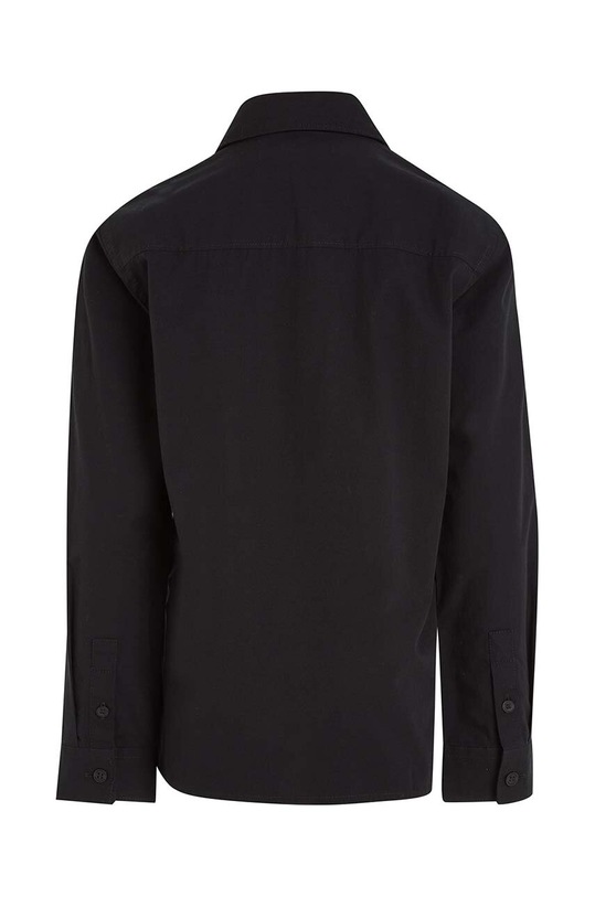 Chlapec Detská bavlnená košeľa Calvin Klein Jeans IB0IB01826.9BYX čierna