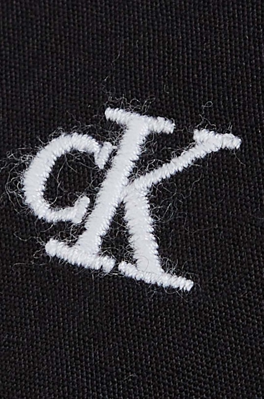 Detská bavlnená košeľa Calvin Klein Jeans čierna IB0IB01826.9BYX