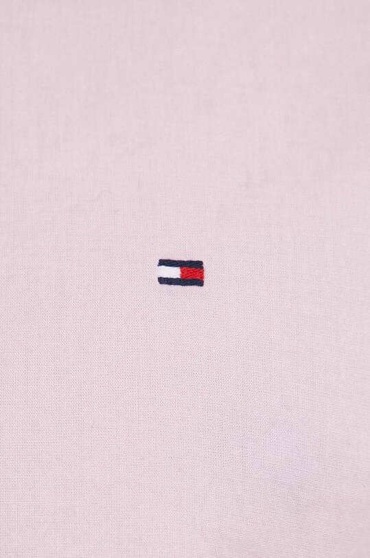 Bavlněná košile Tommy Hilfiger MW0MW30934 růžová AW24