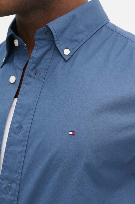 Bavlněná košile Tommy Hilfiger MW0MW30934 námořnická modř AW24