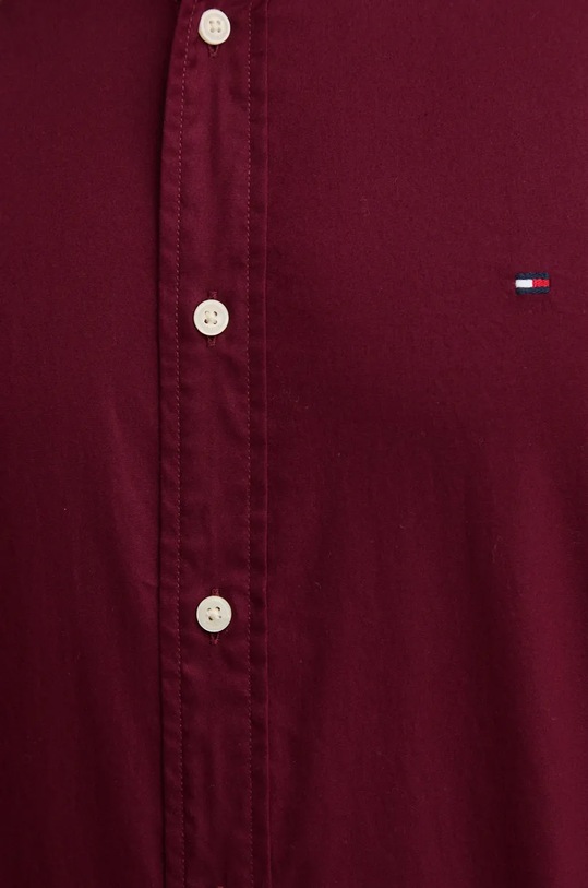 Pamučna košulja Tommy Hilfiger MW0MW30934 bordo