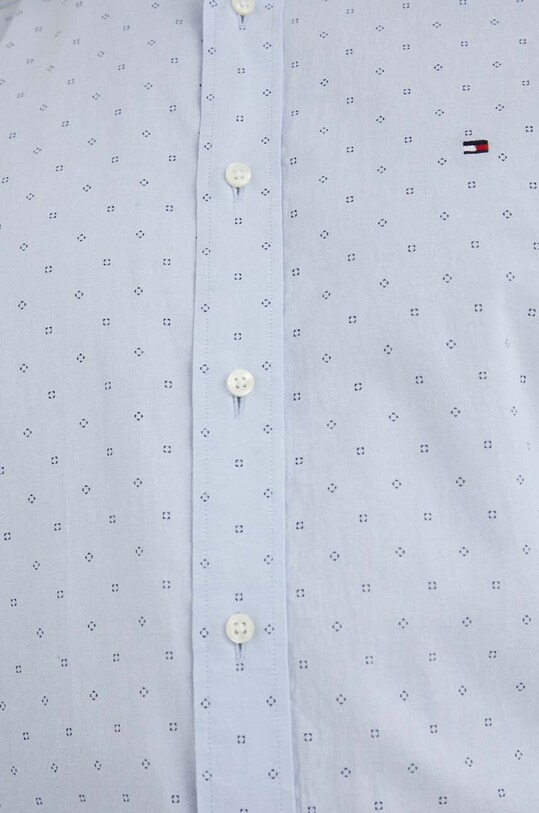 Βαμβακερό πουκάμισο Tommy Hilfiger μπλε MW0MW31848
