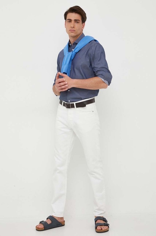 Oblečení Košile Tommy Hilfiger MW0MW31856 námořnická modř