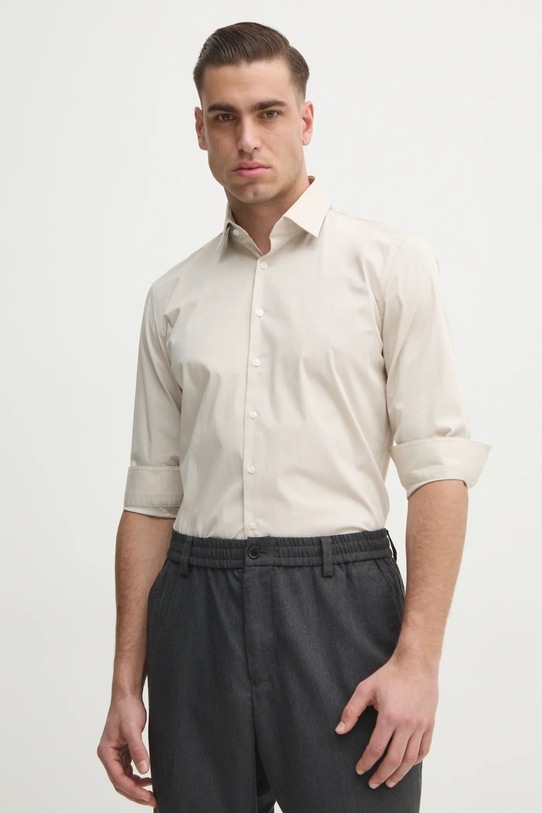 Calvin Klein koszula beżowy K10K108229